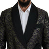 Dolce & Gabbana Gold Jacquard Robe Jacket