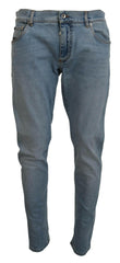 Dolce & Gabbana Elegant Slim Fit Light Blue Denim Pants