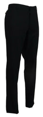 Dolce & Gabbana Elegant Slim Fit Wool Blend Trousers