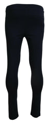 Dolce & Gabbana Elegant Blue Casual Track Sweatpants