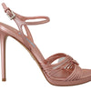 Prada Elegant Pink Stiletto Heel Sandals