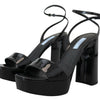 Prada Elevate Your Elegance with Glossy Black Heels