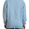 Philippe Model Chic Light Blue Logo Embellished Sweater