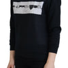 Philippe Model Chic Black Printed Cotton Sweater