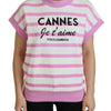 Dolce & Gabbana Exclusive Striped Cotton Crew Neck Tee