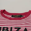 Dolce & Gabbana Exclusive Striped Ibiza Crew Neck Tee