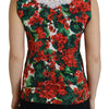 Dolce & Gabbana Chic Floral Print Tank Top Vest