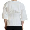 Dolce & Gabbana Elegant Corset Top T-Shirt Blouse