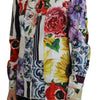 Dolce & Gabbana Elegant Floral Cotton Long Sleeve Top