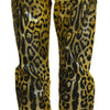 Dolce & Gabbana Chic High Waist Straight Jeans in Vibrant Yellow