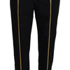 Dolce & Gabbana Elegant High Waist Tapered Wool Pants