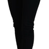 Dolce & Gabbana Chic High Waist Slim Fit Black Jeans