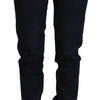 Just Cavalli Sleek Black Low Waist Denim Pants