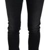 Acht Chic Black Low Waist Straight Leg Jeans