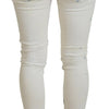 Acht Chic Low Waist Tattered Skinny Jeans