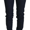 Acht Chic Low Waist Skinny Jeans in Blue