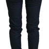 Acht Chic Low Waist Skinny Jeans in Blue