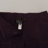 BENCIVENGA Elegant Tapered Purple Cotton Pants