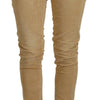 Acht Chic Brown Low Waist Skinny Corduroy Pants