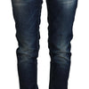 Acht Elegant Slim Fit Low Waist Denim Pants