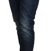 Acht Elegant Slim Fit Low Waist Denim Pants