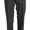 Dolce & Gabbana High-Waist Plaid Virgin Wool Pants