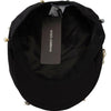 Dolce & Gabbana Elegant Black Cotton Newsboy Hat