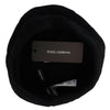 Dolce & Gabbana Elegant Black Virgin Wool Beanie Hat