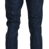 Exte Chic Tapered Blue Denim Jeans