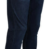 Acht Exquisite Tapered Italian Denim in Blue