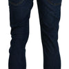 Acht Exquisite Tapered Italian Denim in Blue