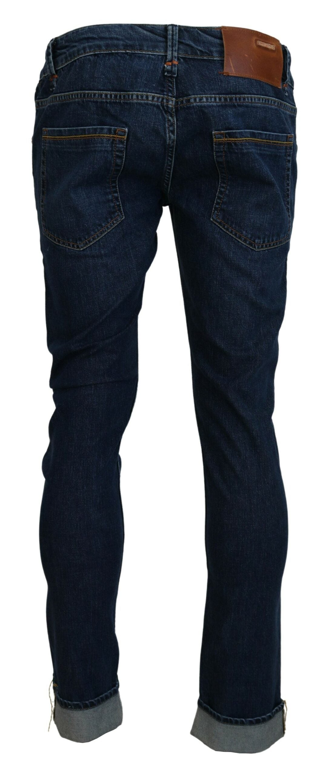 Acht Exquisite Tapered Italian Denim in Blue