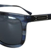 Dolce & Gabbana Elegant Blue Acetate Sunglasses