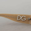 Dolce & Gabbana Elegant Cream Swarovski Sunglasses