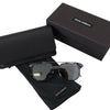 Dolce & Gabbana Stunning Grey Acetate Sunglasses