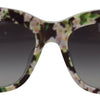 Dolce & Gabbana Elegant Black Multicolor Gradient Sunglasses