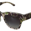 Dolce & Gabbana Elegant Black Multicolor Gradient Sunglasses