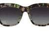 Dolce & Gabbana Elegant Black Multicolor Gradient Sunglasses