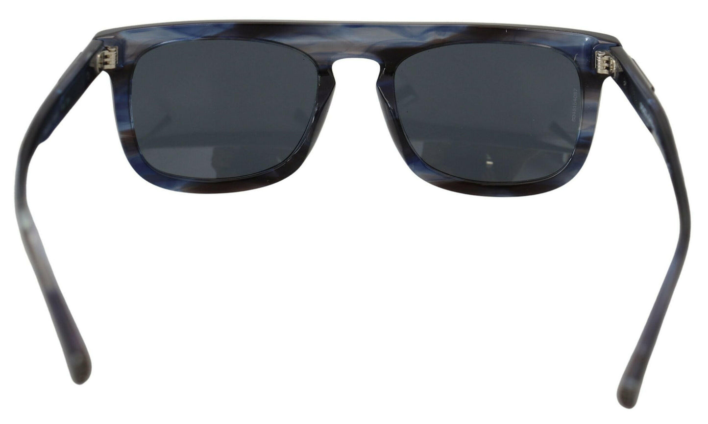 Dolce & Gabbana Elegant Blue Acetate Sunglasses for Women