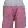 Dsquared² Chic White & Pink Print Swim Shorts