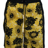 Dsquared² Yellow Block Print Swim Shorts Boxer