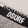 Dsquared² Elegant Gray Cotton Stretch Briefs