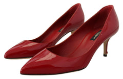 Dolce & Gabbana Exquisite Red Patent Leather Pumps