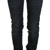 Acht Sleek Black Washed Slim Fit Denim