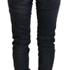 Acht Sleek Black Washed Slim Fit Denim