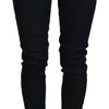 Acht Chic Slim-Fit Cotton Denim in Dark Blue