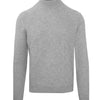 Malo Gray Wool Men Turtleneck Sweater