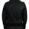 Dolce & Gabbana Chic Black Leather Silk-Lined Jacket