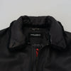 Dolce & Gabbana Chic Black Leather Silk-Lined Jacket