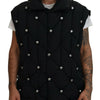 Dolce & Gabbana Elegant Black Sleeveless Vest Jacket